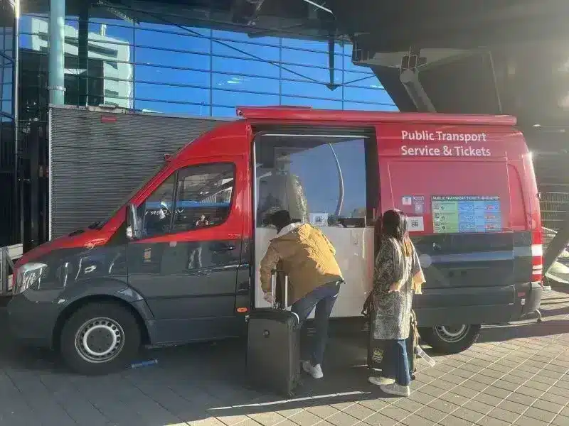 Airport Express Ticket Vending Bus